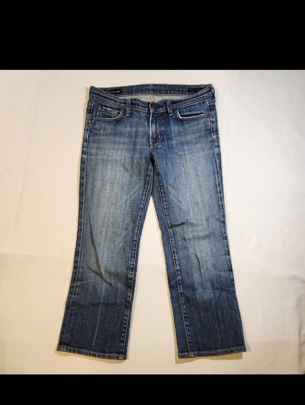 Citizens of Humanity Jeans Womens 29 Kelly Low Rise Crop Flare Denim USA Y2K